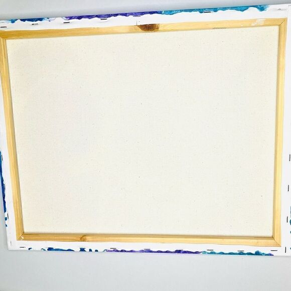 Original Abstract Art Sea of Blue Home Wall Decor - Picture 7 of 7